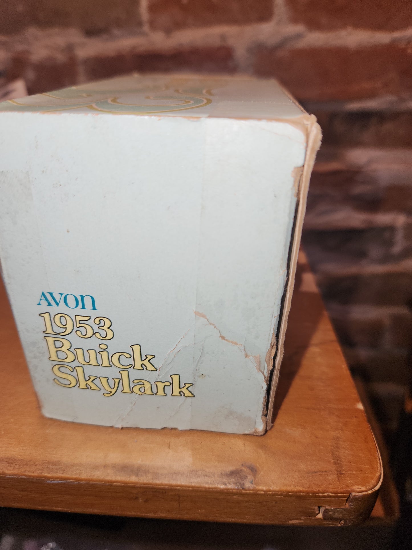 Vintage Avon 1953 Buick Skylark Clint After Shave With Unused Stickers and Original Box CLEARANCE av489
