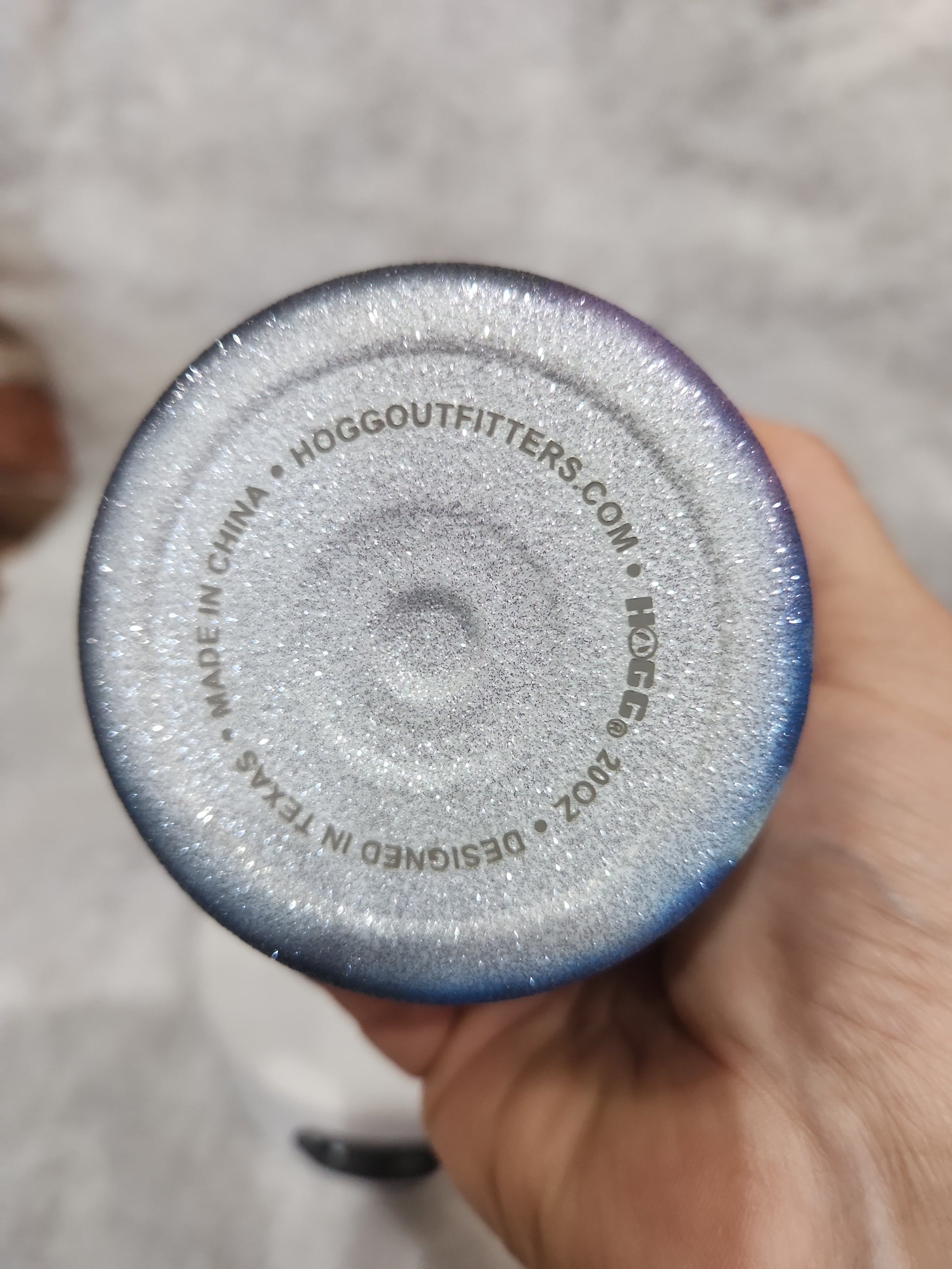20 Oz Stainless Steel, Insulated, glitter Tumbler. I can do all things through him tg91