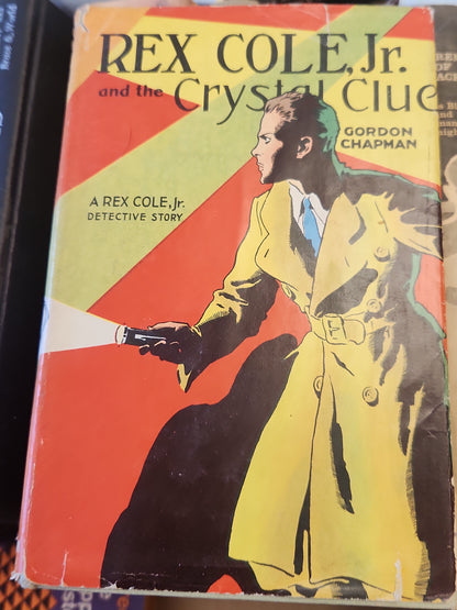 Vintage Hardcover Juvenile Detective Series by Whitman Publishing Rex Cole, Jr. and the Crystal Clue Written by Gordon Chapman 1931 vb09