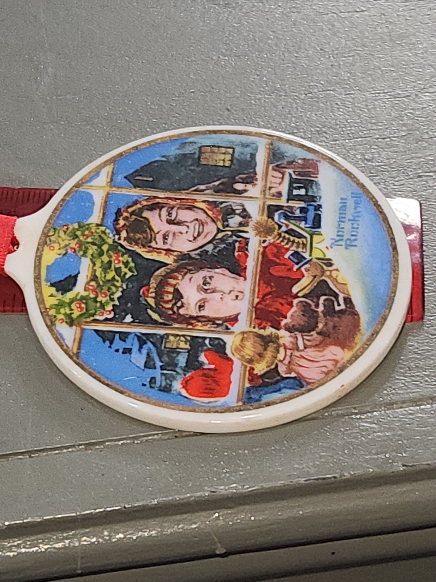 Norman Rockwell Christmas Ornament “High Hopes” 1984 The Norman Rockwell Museum
