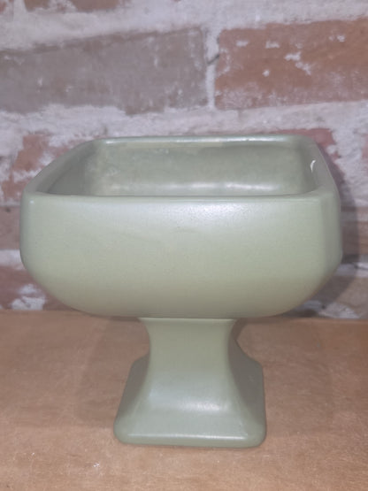 Vintage Planter McCoy Floraline USA 460 Pedestal Olive Green AS IS Read Description pl90