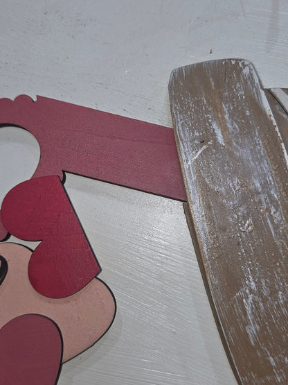 Heart Valentine's Day Insert for Interchangeable Pot Spilling Door Sign *Sign Sold Seperately*