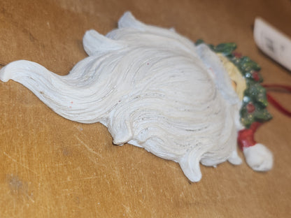 Holly & Ivy Santa Christmas Ornament so7