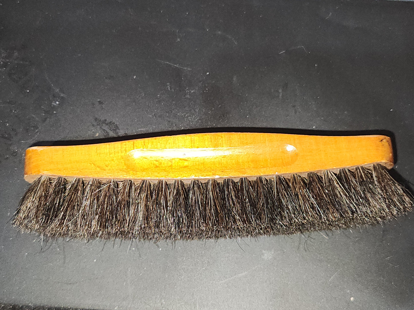 Vintage Wooden Shoe Polish Brush Probable Horse Hair bh4