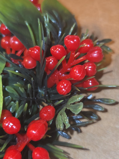 Vintage Christmas Candle Rings Set of 2