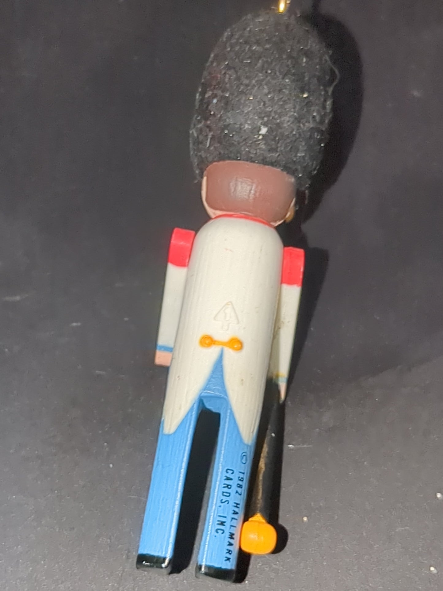 Vintage Hallmark Keepsake Ornament Miniature Clothespin Soldier England Queen's Royal Guard ornament 1st in Series 1982 hos1