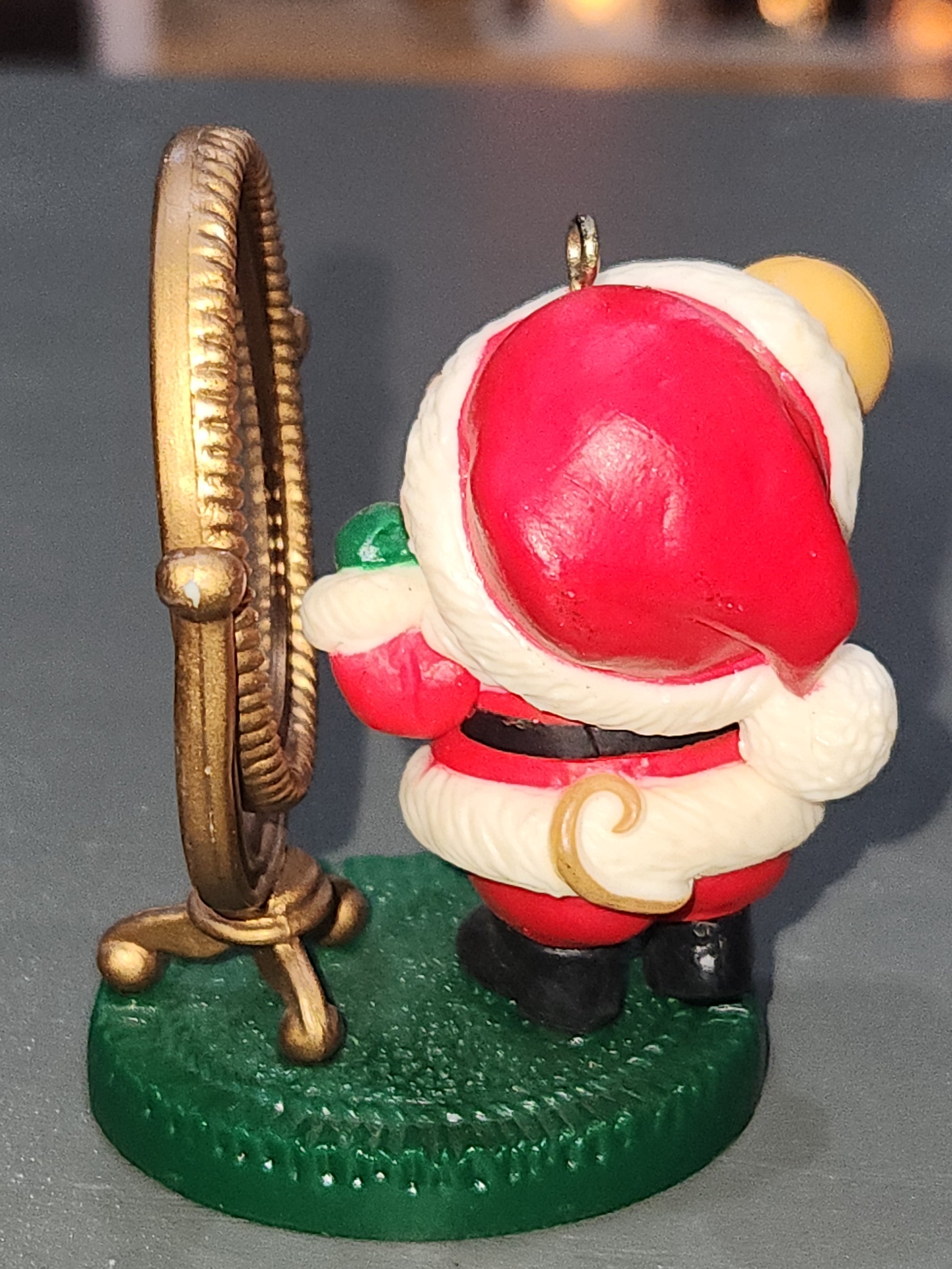 Vintage Avon Ornament Melvin P Merrymouse Christmas Mirror 1982 NO BOX av03 CLEARANCE