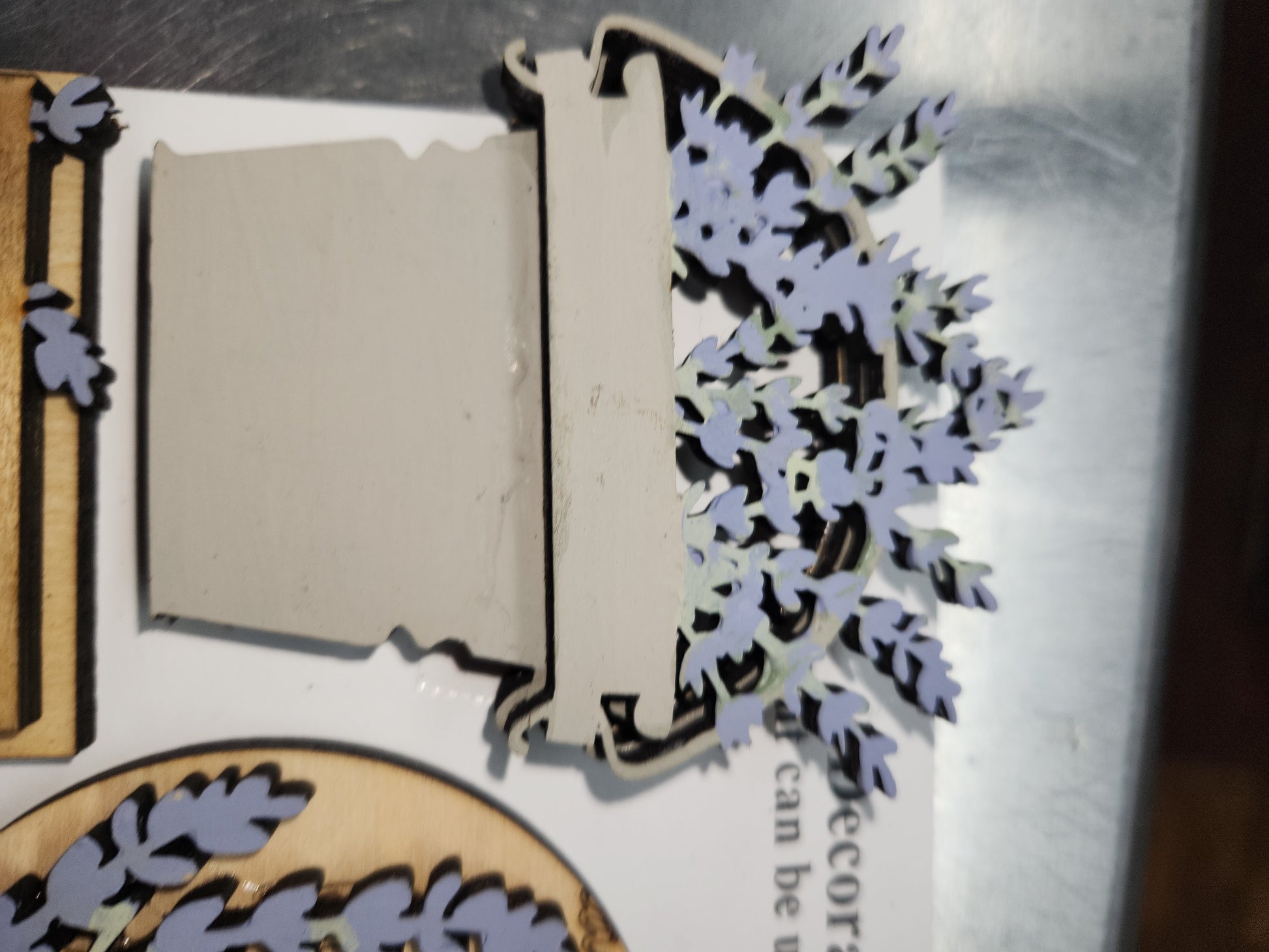 Tier Tray Decorations Handcrafted Lavender Fresh Cut Lavender Lavender Market Blue Truck ttl1
