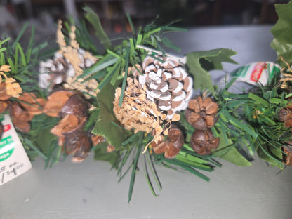 Vintage Joybrite Christmas Picks Lot of 5 Pinecone Bakuli Pods Baby's Breath jb76