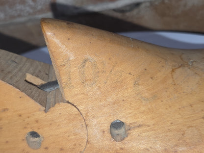 Vintage Shoe Mold – Antique Cobbler Tool for Rustic Farmhouse Display As Is