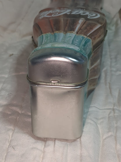 Vintage 1997 Coca-Cola Coke Bottle Hinged Lid Vintage Collectible Tin Golden Harvest 13" cct8