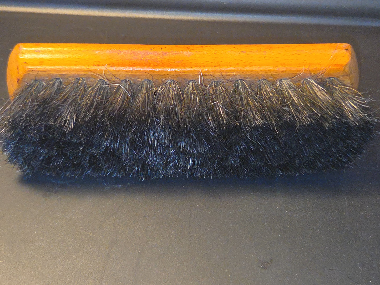 Vintage Wooden Shoe Polish Brush Esquire Probable Horse Hair bh1