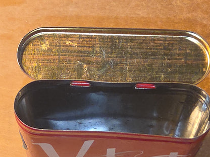 Vintage Tobacco Tin Velvet Pipe and Cigarette Ligget & Myers EMPTY tin712