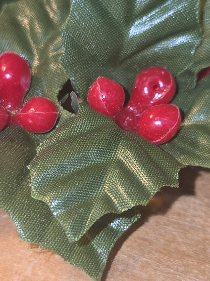 Vintage Joybrite Christmas Mini Candle Rings Holly Berries Lot of 6 New Old Stock (Copy)
