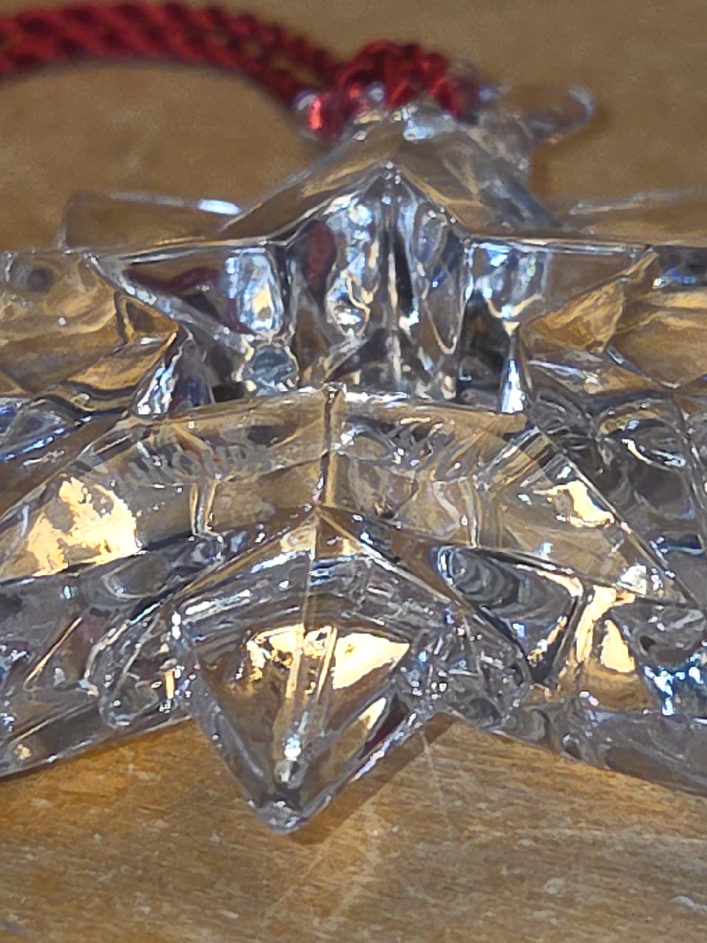 Vintage Waterford Marquis Crystal Annual Ornament 2004 Snowflake Star with Box