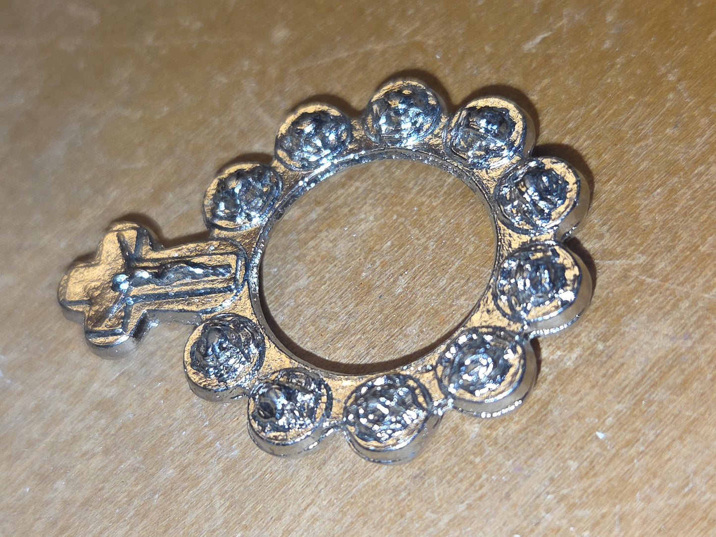Vintage Rosary Ring and How to Pray the Rosary Booklet Knights of Columbus