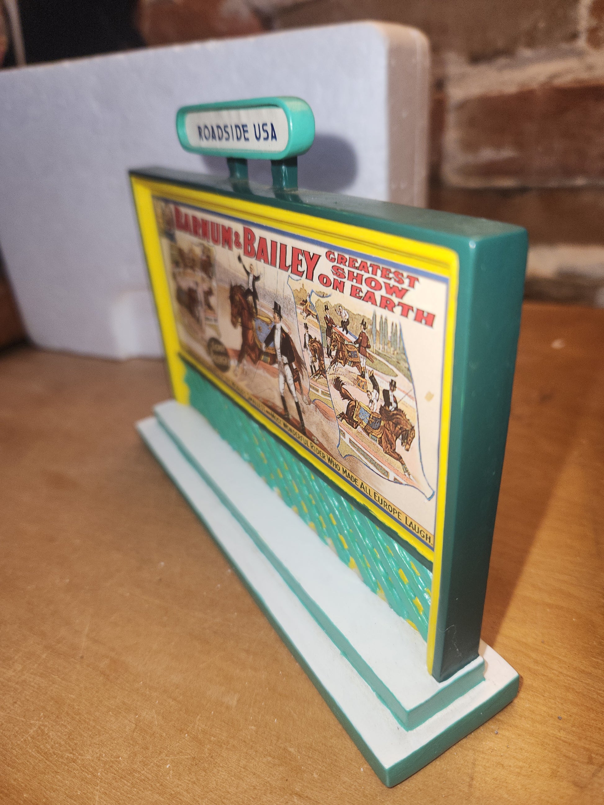 Vintage Lefton Roadside USA Billboards Ringling Brothers Barnum & Bailey #10513 Horse Trainer 1996 bb9