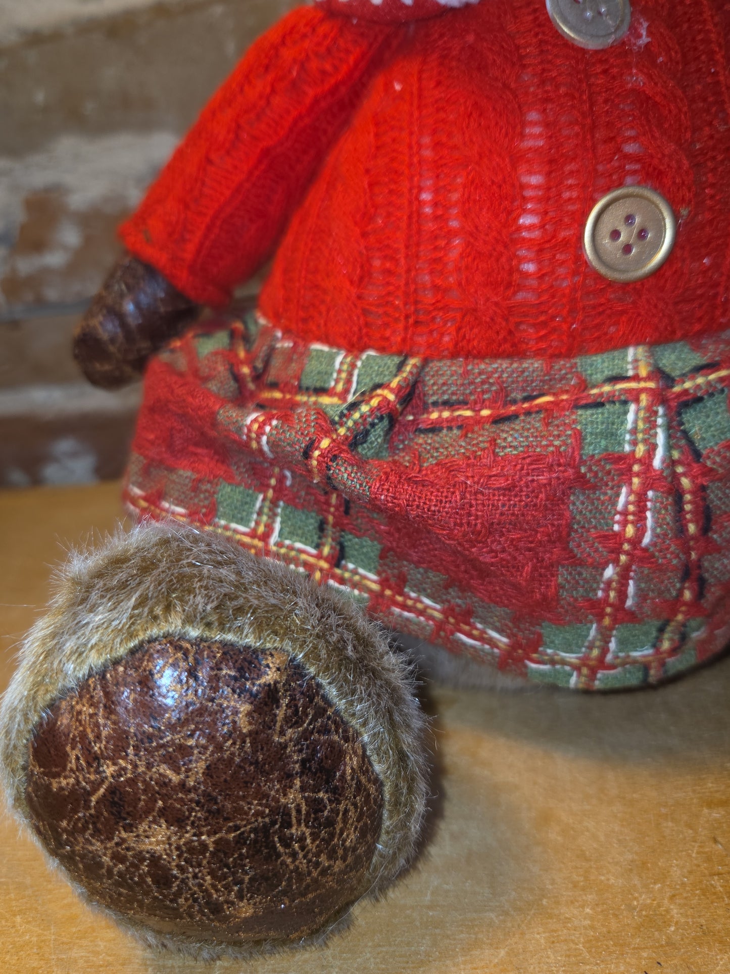 Buffalo Plaid Plush Weighted Bottom Moose Set Boy and Girl Hannah's Handiworks