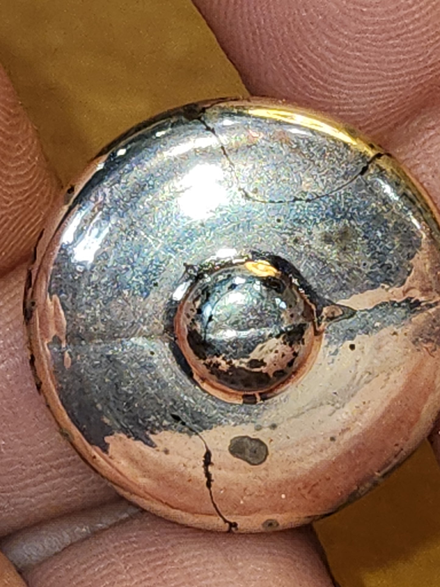 Vintage Mini Mercury Glass Bell Ornaments Set of 3 mg01