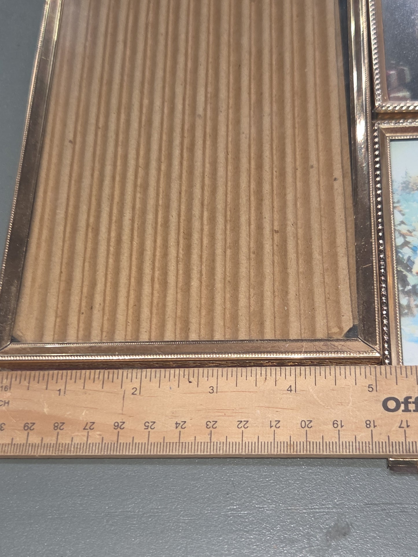 Vintage Photo Frames and Hinged Frame 7 Pieces fa9