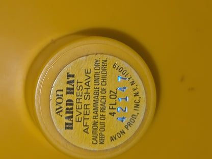 Vintage Avon After Shave Foreman Boss Hard Hat Bottle Everlast Archie EMPTY AS Is