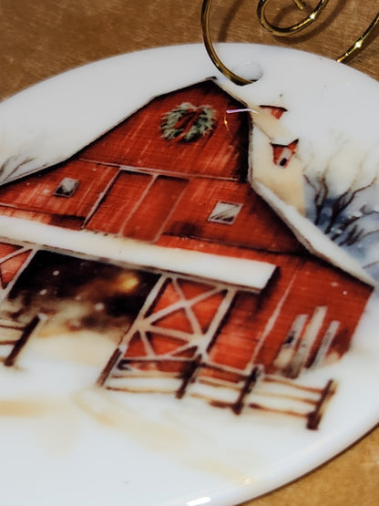 Custom Order Round Ornament, Car Charm, Rear-view Mirror Ornament for Holidays, Memorials, Events, or just fun for everyday