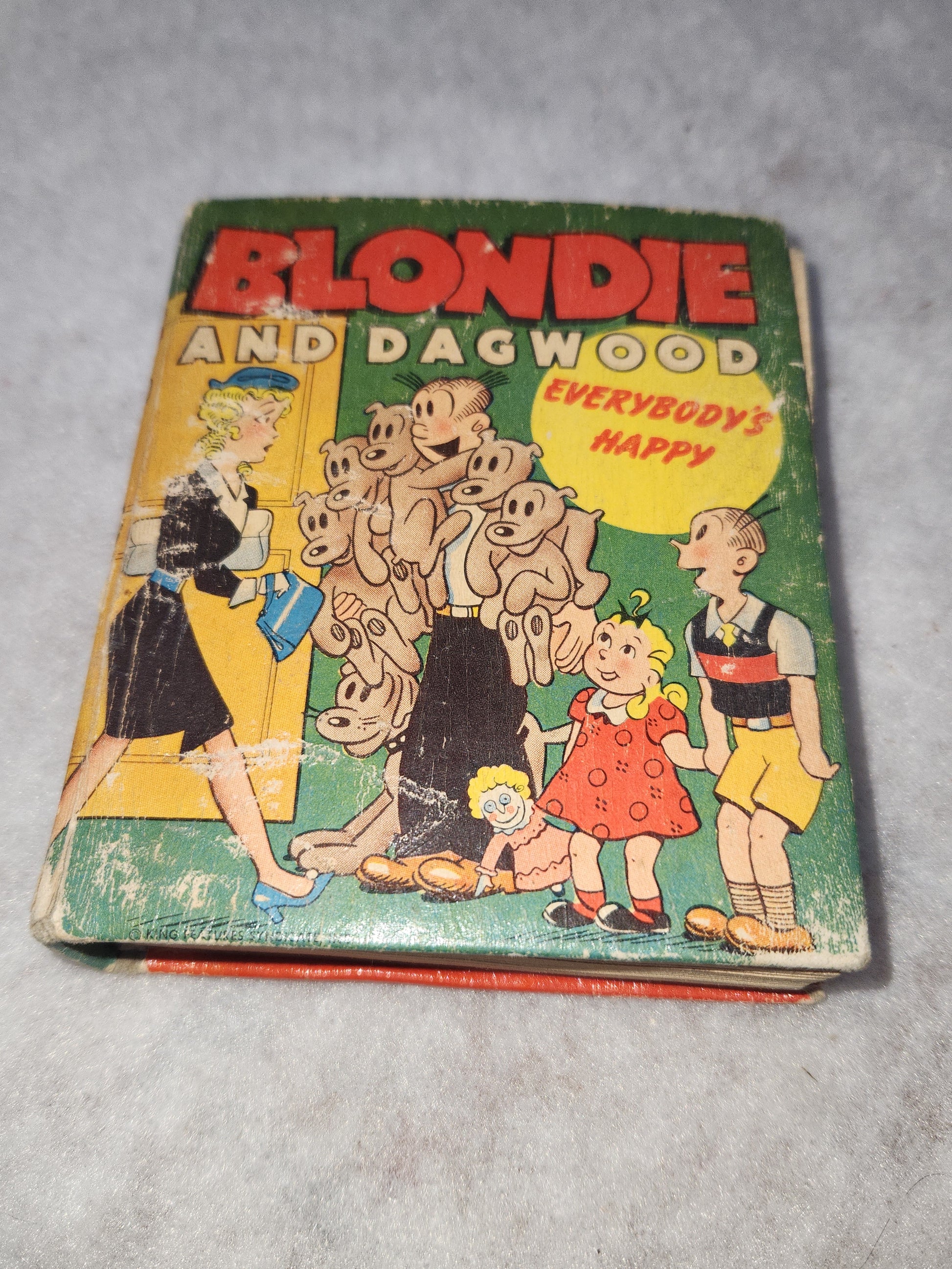 Vintage Big Little Book Better Little Book Blondie and Dagwood Everybody's Happy