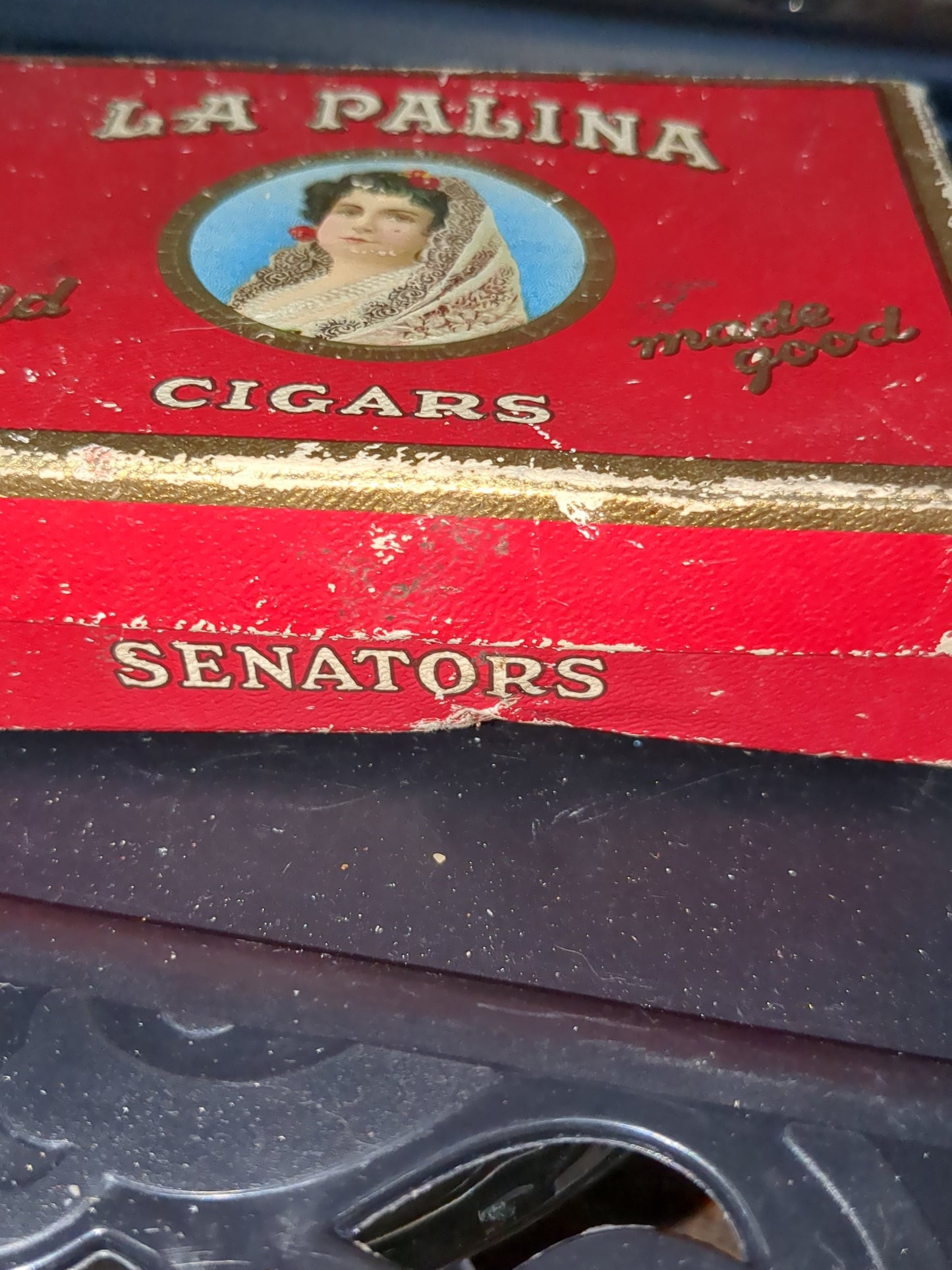 Vintage La Palina Mild Cigar Senators Box tin993