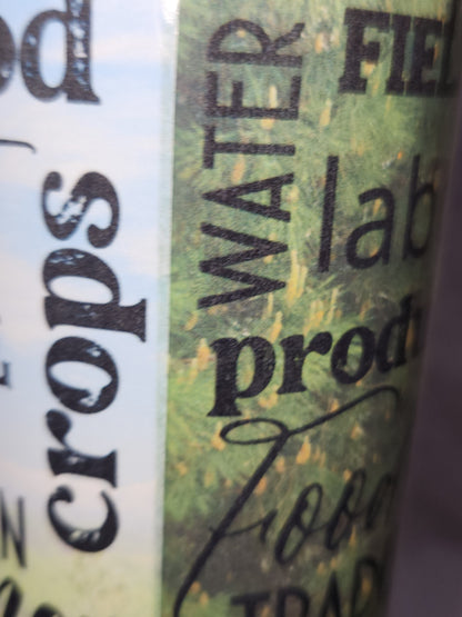 20 oz stainless steel, insulated tumbler farmer tf55