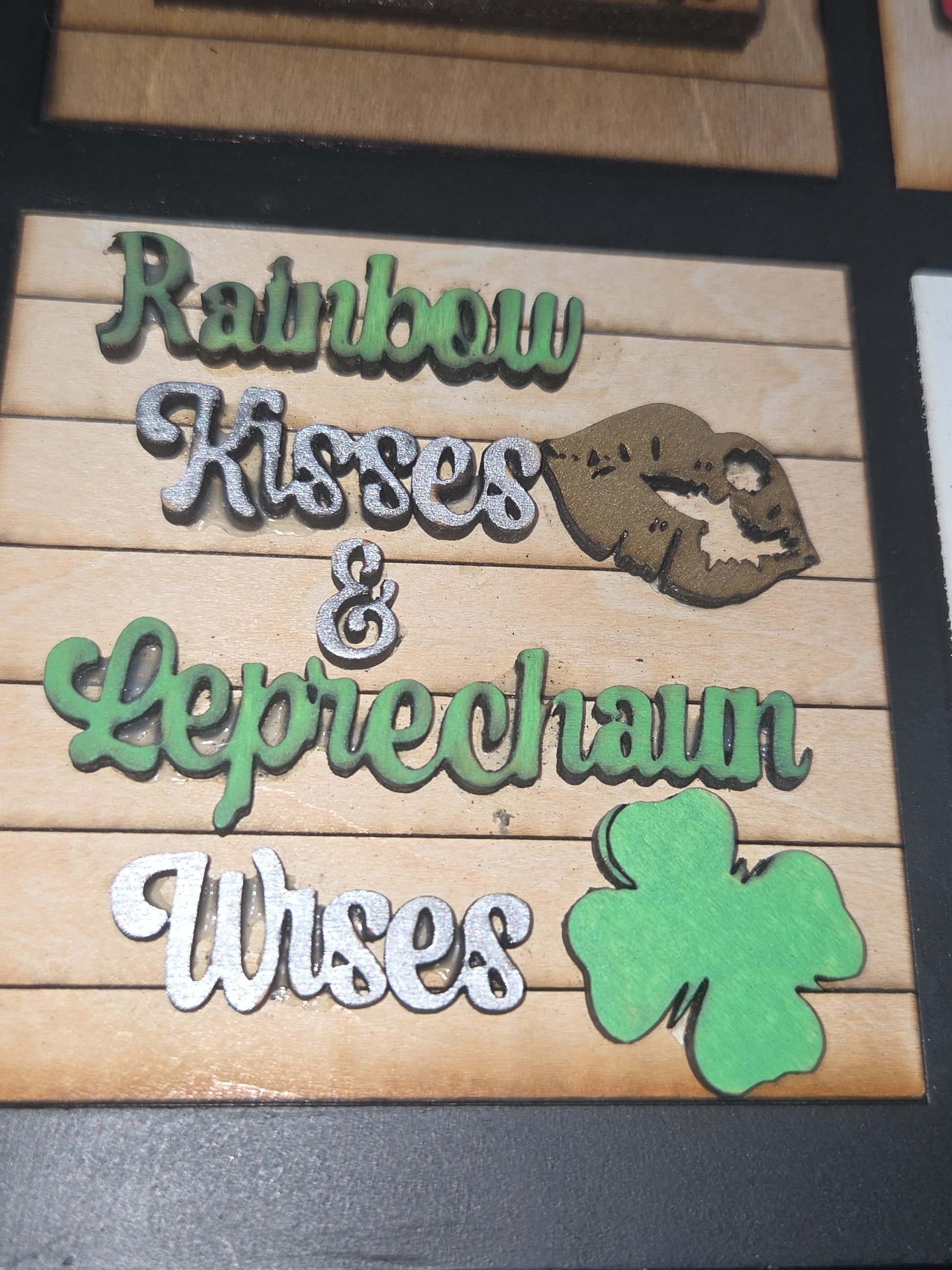 St. Patrick's Day March Insert Kit for Interchangeable Frame Can Fit Arch, Rectangle, or Square Frame FRAMES SOLD SEPARATELY if33