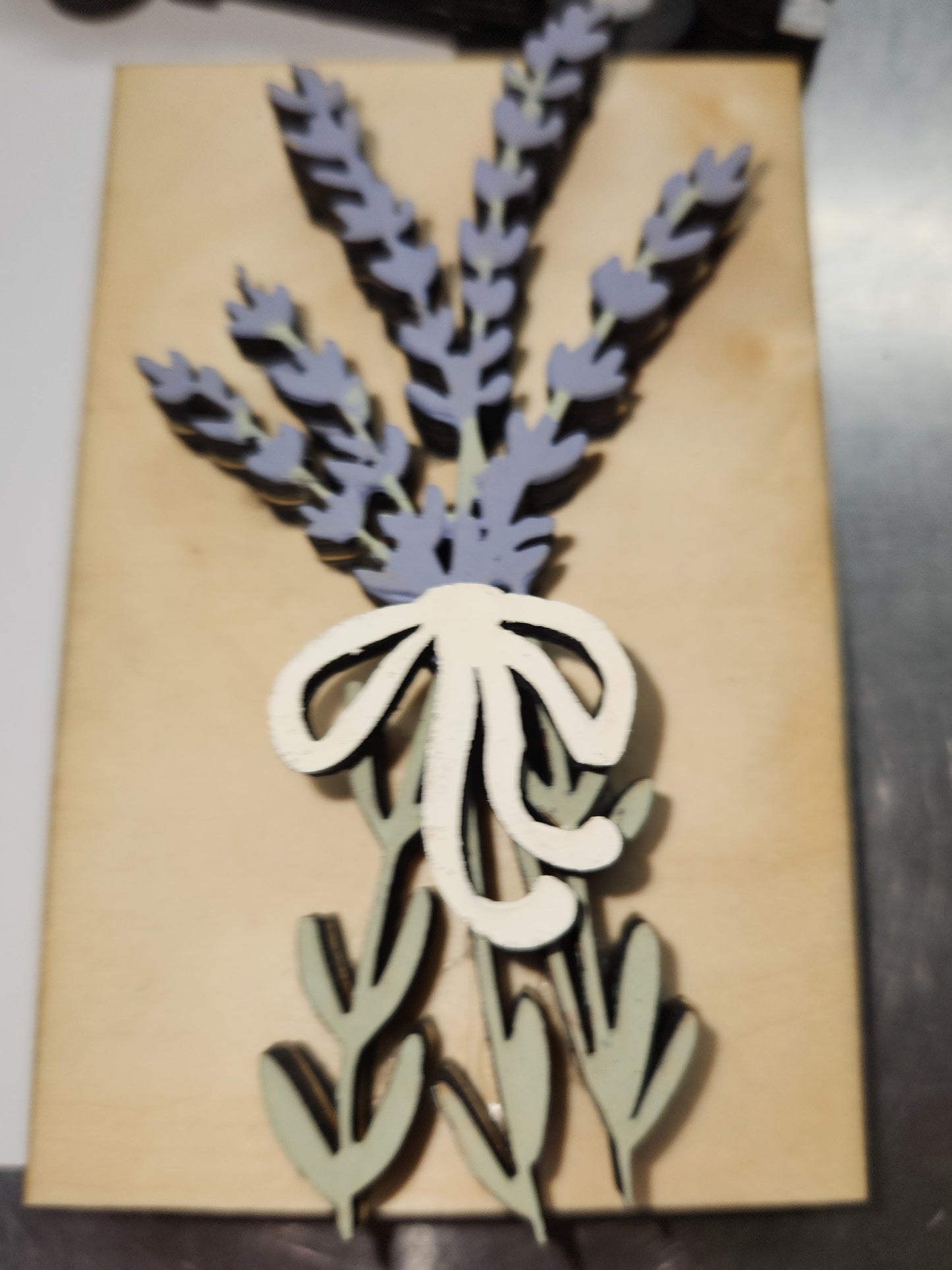 Tier Tray Decorations Handcrafted Lavender Fresh Cut Lavender Lavender Market Blue Truck ttl2
