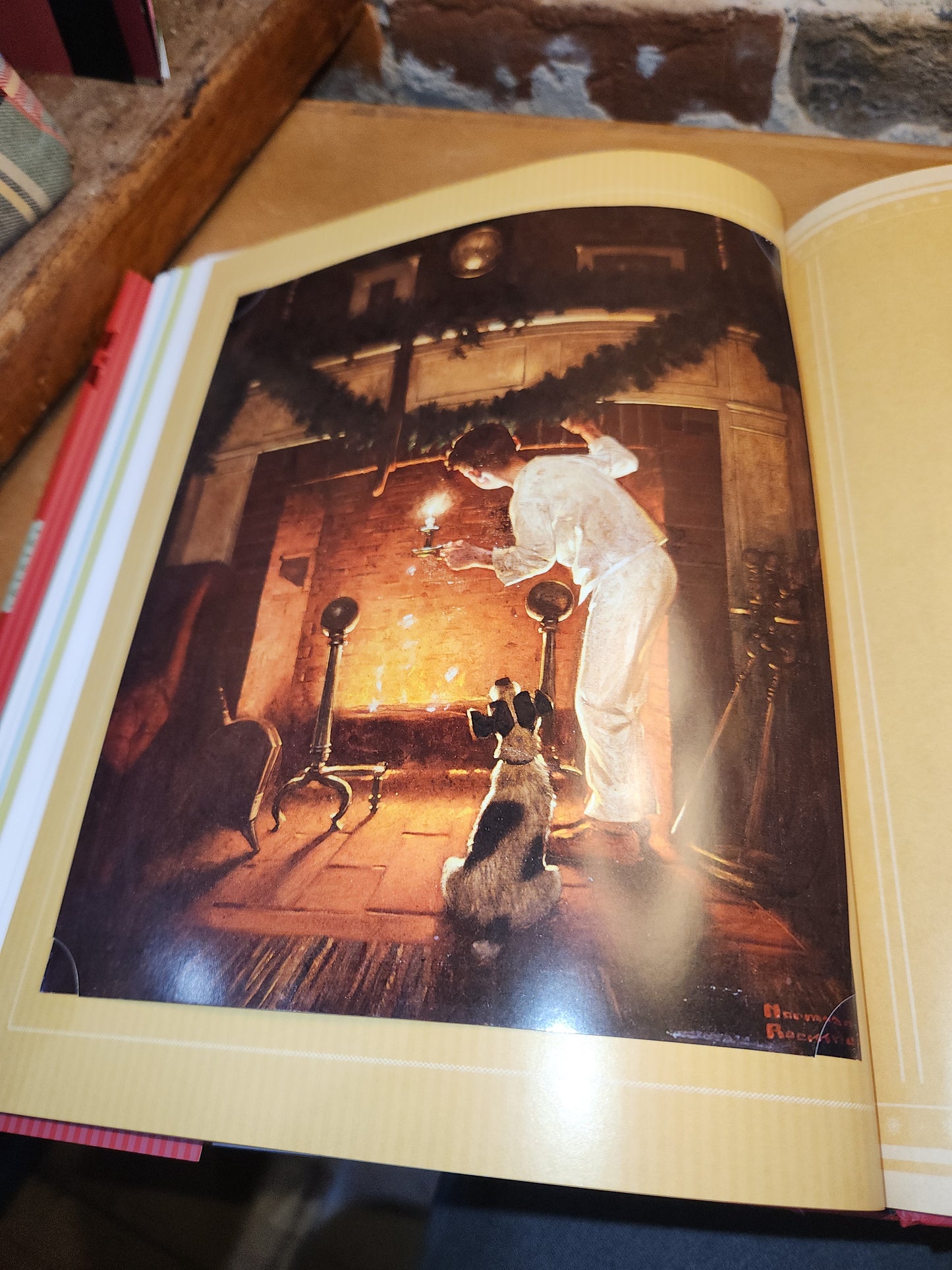 Norman Rockwell's Christmas Book Revised and Updated Edition 8 Frameable Prints bk010