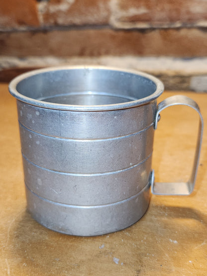 Vintage Aluminum Cup ac41