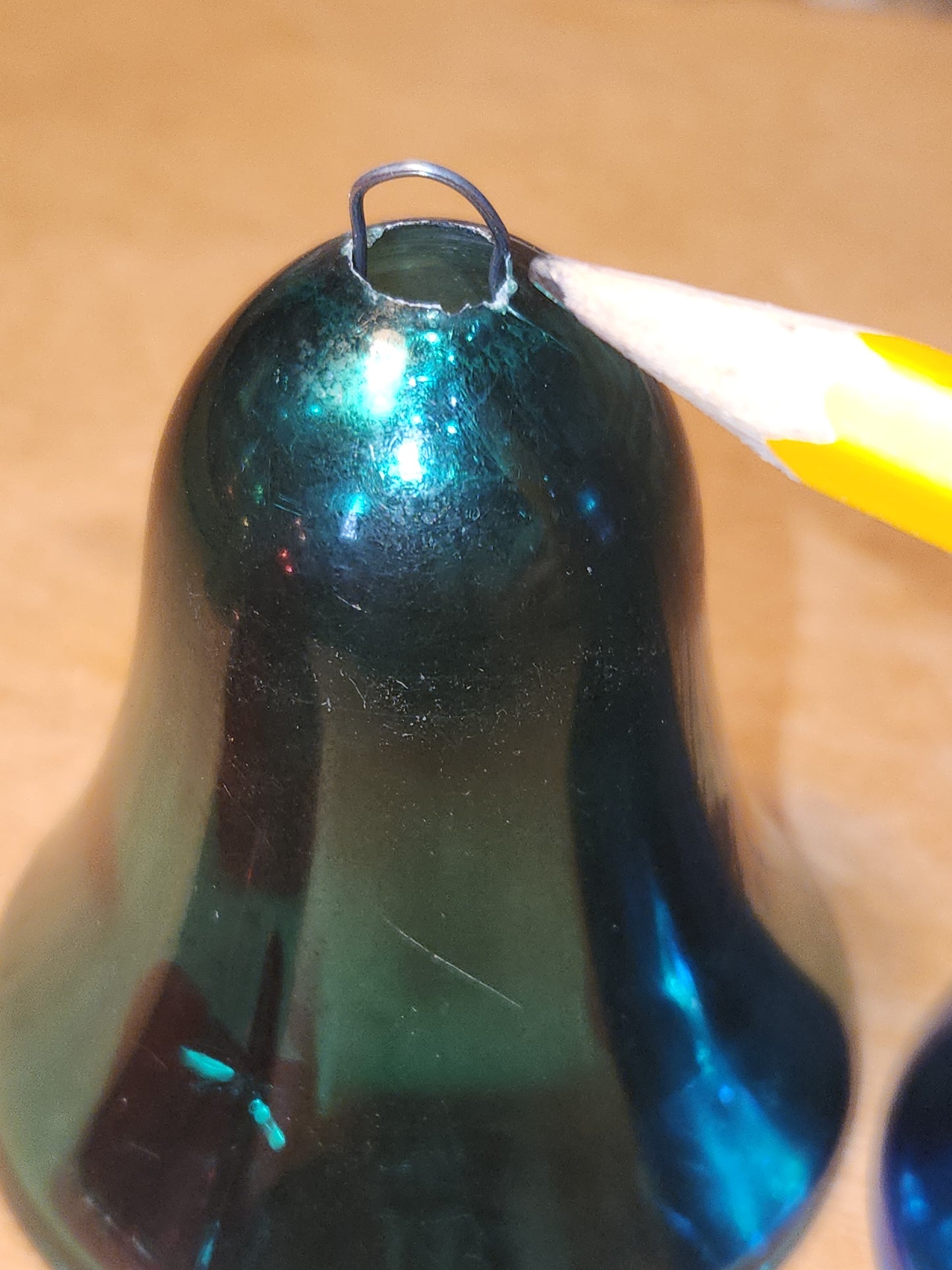 Vintage Hard Plastic Bells Set of 4 AS IS