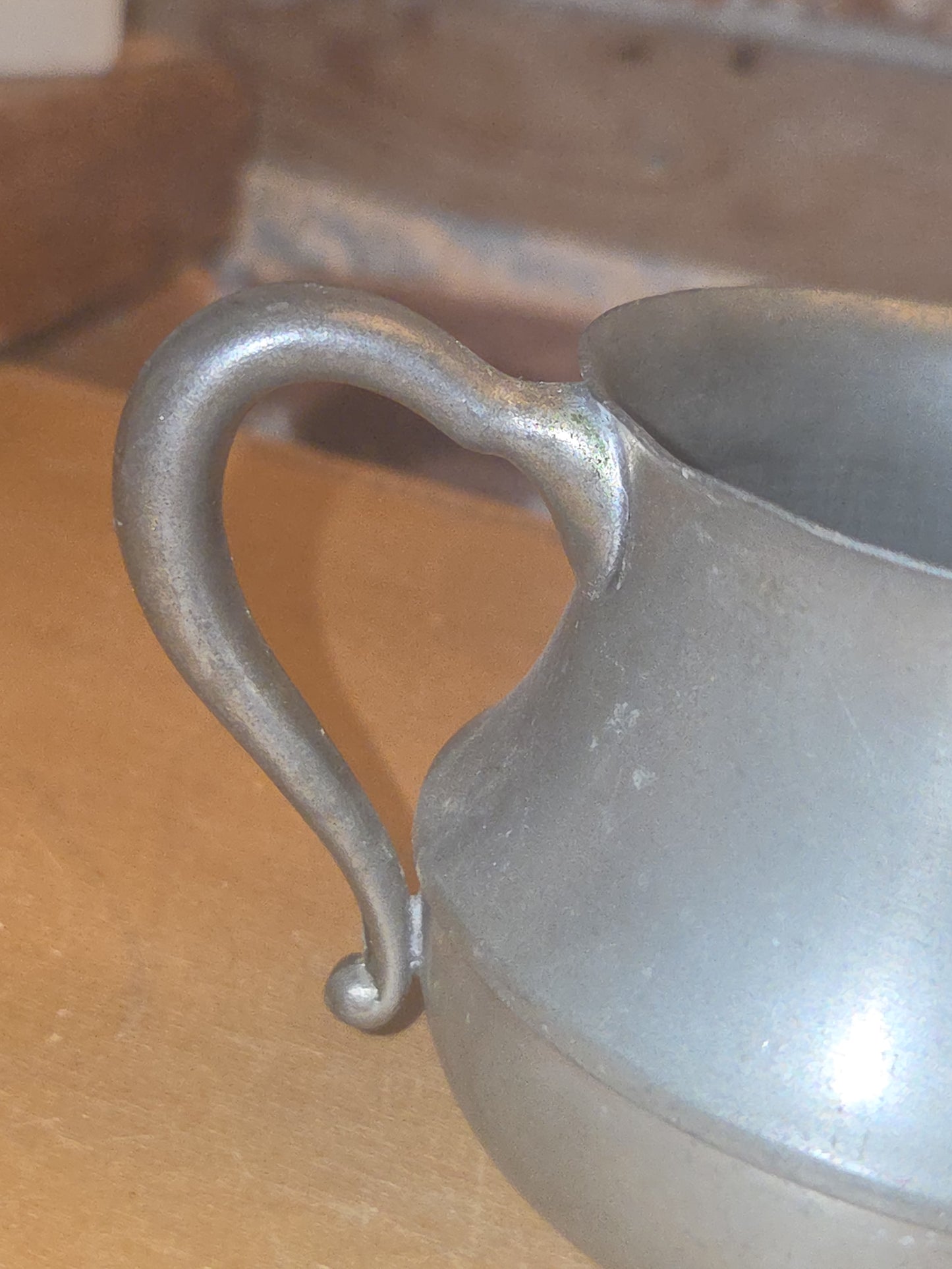 Vintage Pewter Sugar Bowl Ray Silver Co AS IS pt4