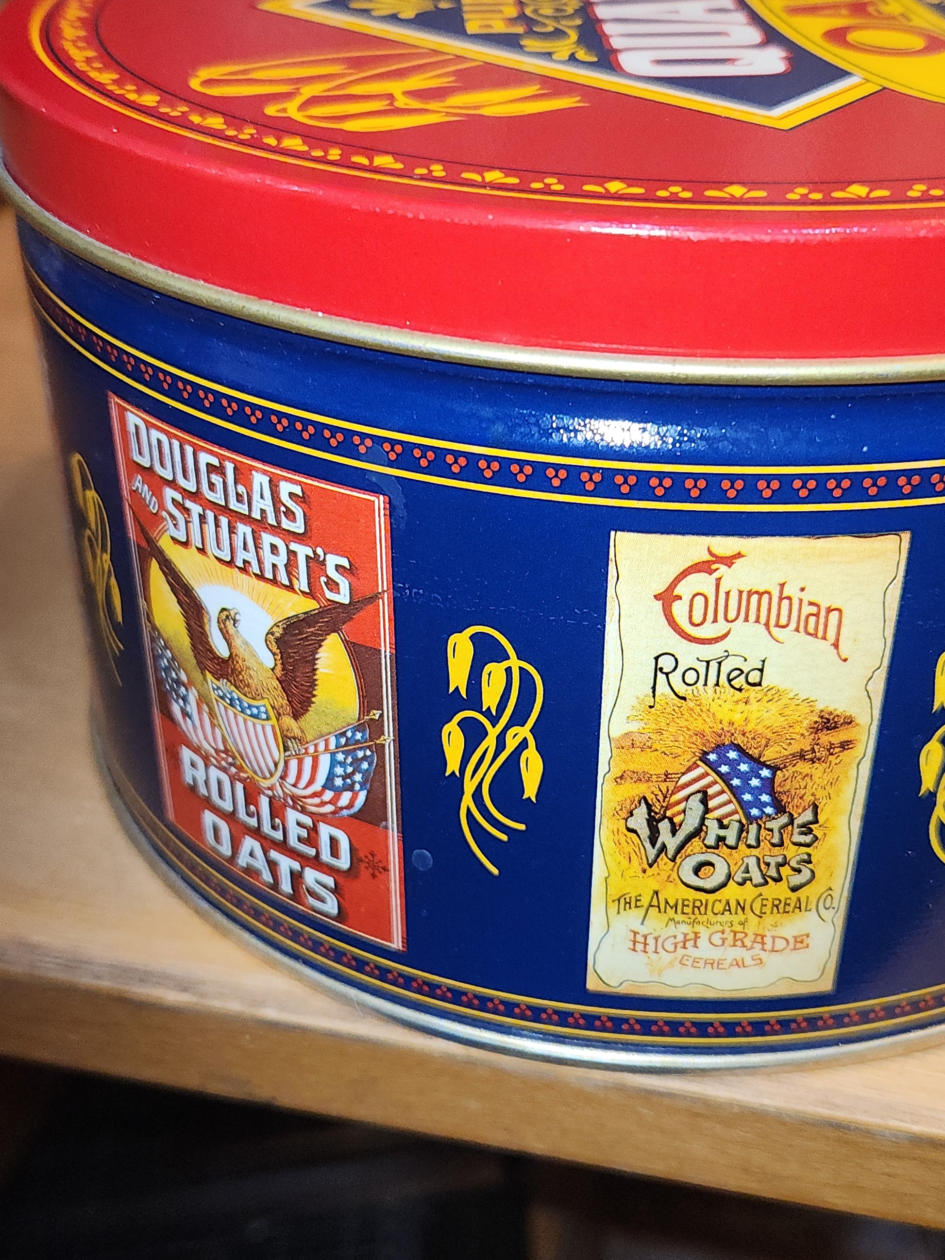 Vintage Quaker Oats Limited Edition 1983 Tin Includes Recipe Card NO CONTENTS ti30