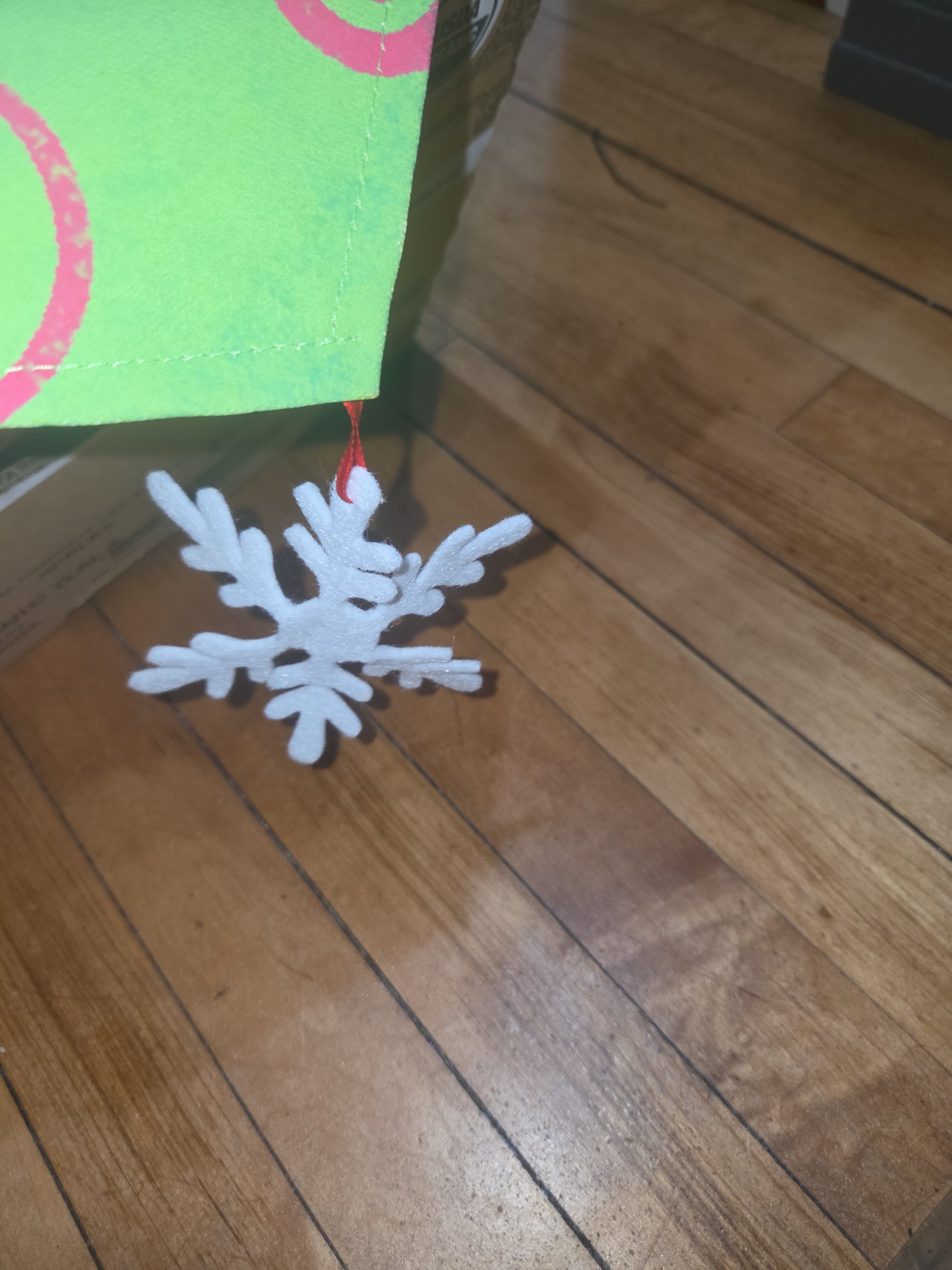 Painted Canvas Santa Advent Christmas Countdown av91