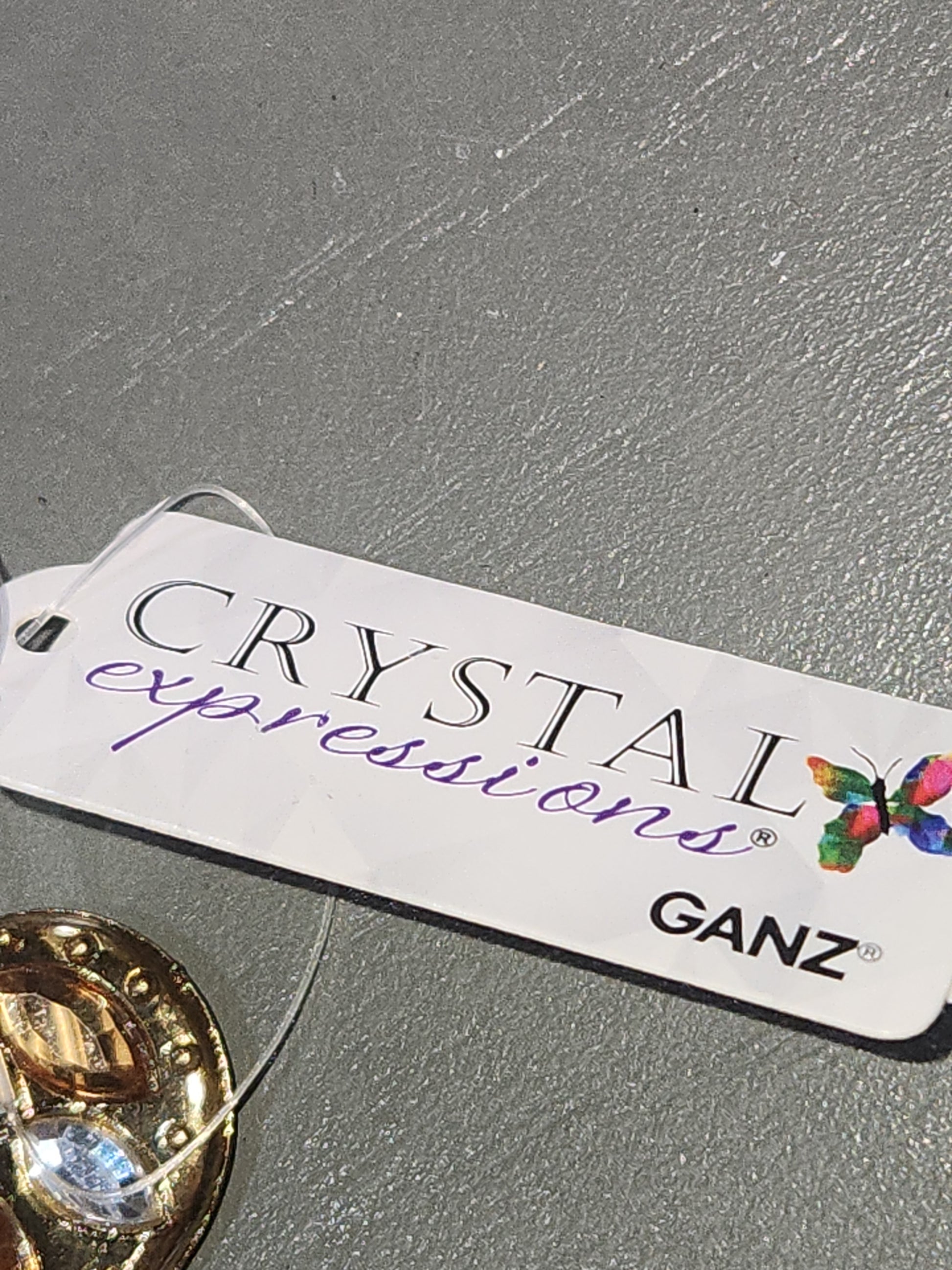 Crystal Expressions Gingerbread Metal and Jewels Ornament og1