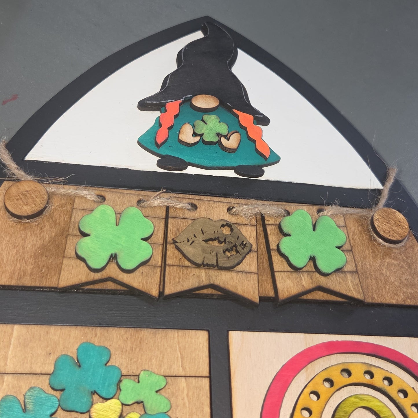St. Patrick's Day March Insert Kit for Interchangeable Frame Can Fit Arch, Rectangle, or Square Frame FRAMES SOLD SEPARATELY if33