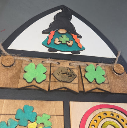 St. Patrick's Day March Insert Kit for Interchangeable Frame Can Fit Arch, Rectangle, or Square Frame FRAMES SOLD SEPARATELY if33