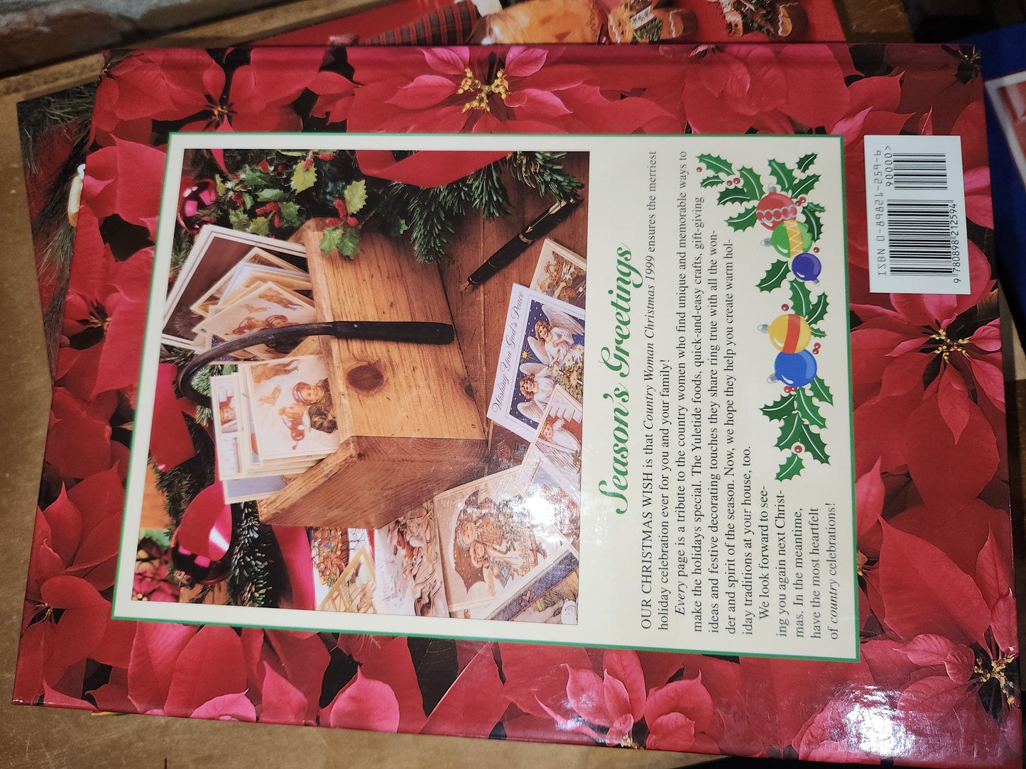 Vintage Books Country Woman Christmas Set of 7 1996-1997 and 1999-2003 Missing 1998
