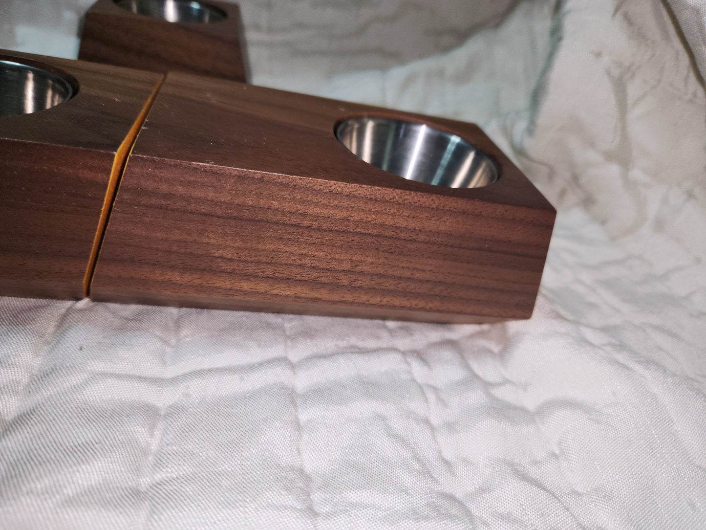 Mid-century wood planter candle holder revolution design planter MCM pl0010