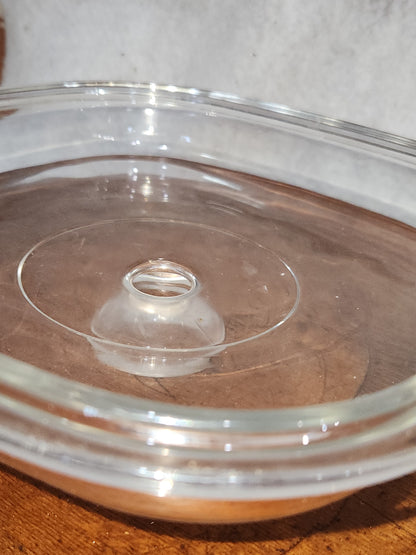 Pyrex Clear Glass Square Dome Lid A12C replacement lid Casserole dish