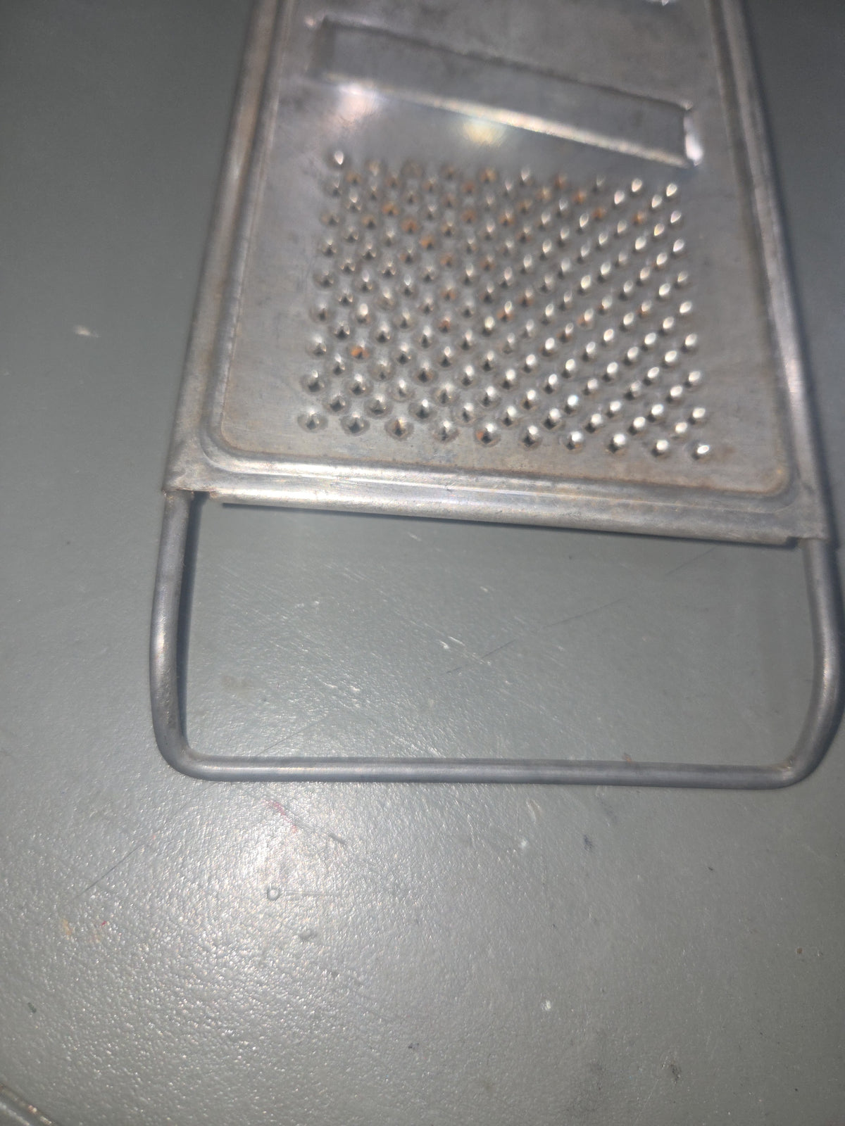 Vintage Grater BROMCO All in One Grater Slicer 14 1/2" Unique Handle Grater Only kit771