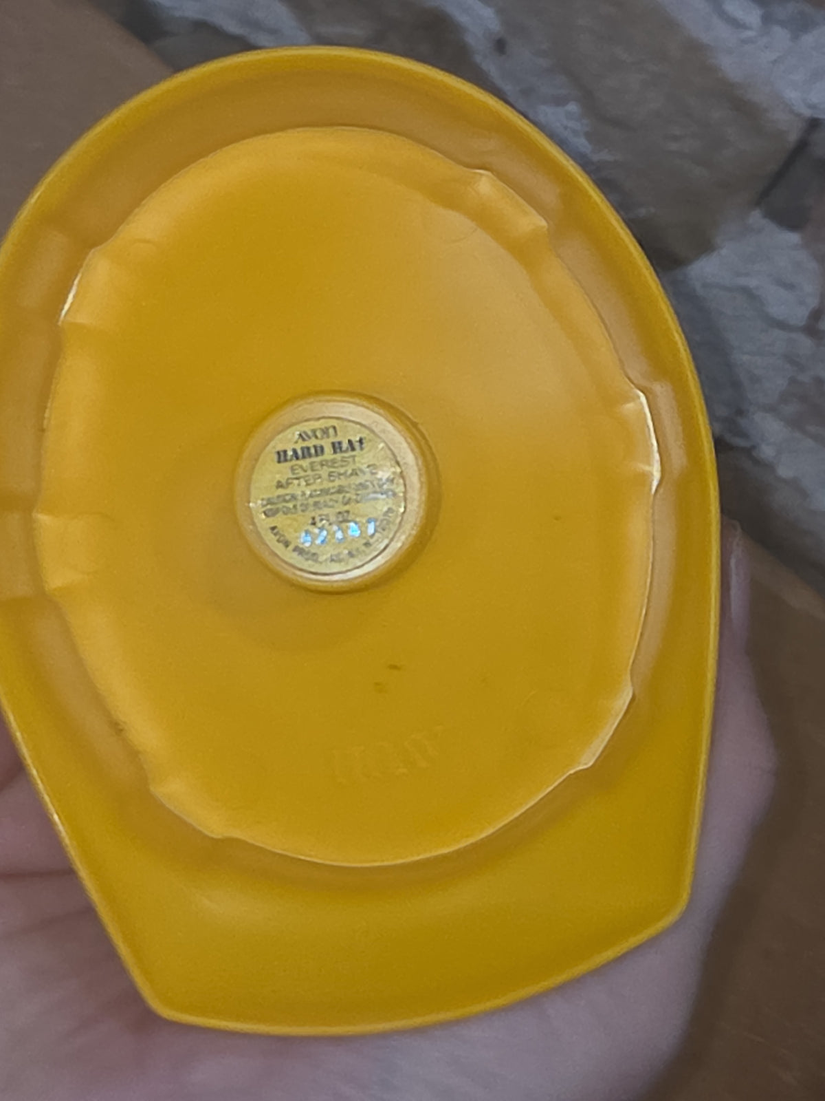 Vintage Avon After Shave Foreman Boss Hard Hat Bottle Everlast Archie EMPTY AS Is