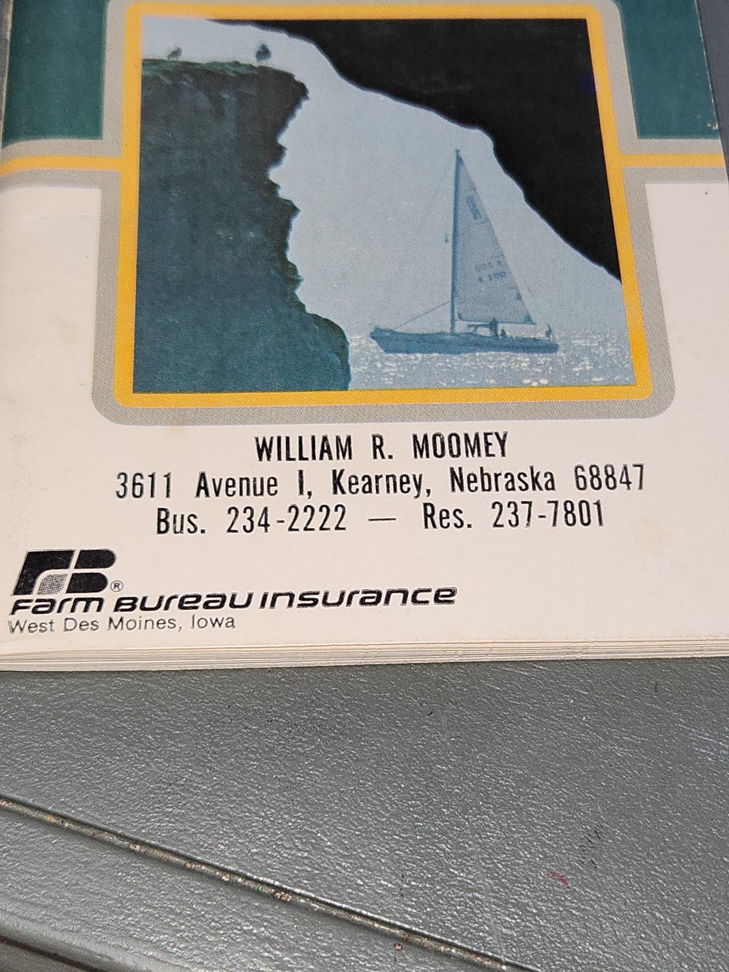 Vintage Rand McNally Pocket Road Atlas United States Canada Mexico 1977 Farm Bureau Insurance William Moomey vb45