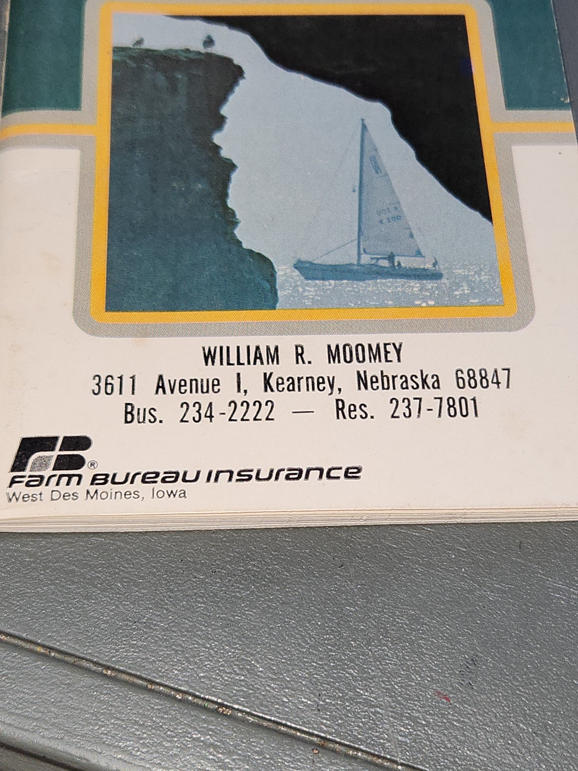 Vintage Rand McNally Pocket Road Atlas United States Canada Mexico 1977 Farm Bureau Insurance William Moomey vb45