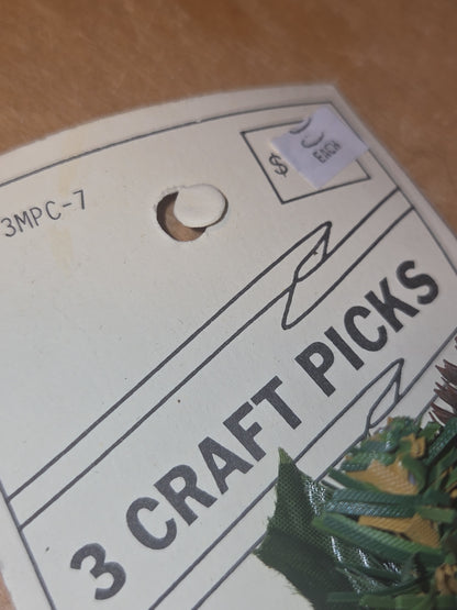 Vintage Christmas Craft Picks AS IS