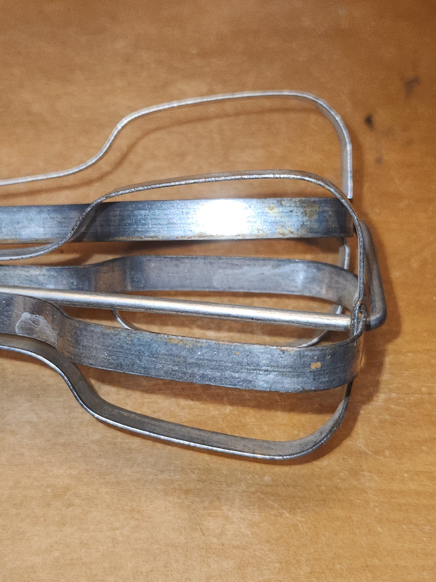 Vintage Ekco Hand Mixer Egg Beater Stainless Steel Black Angled Handle kit71