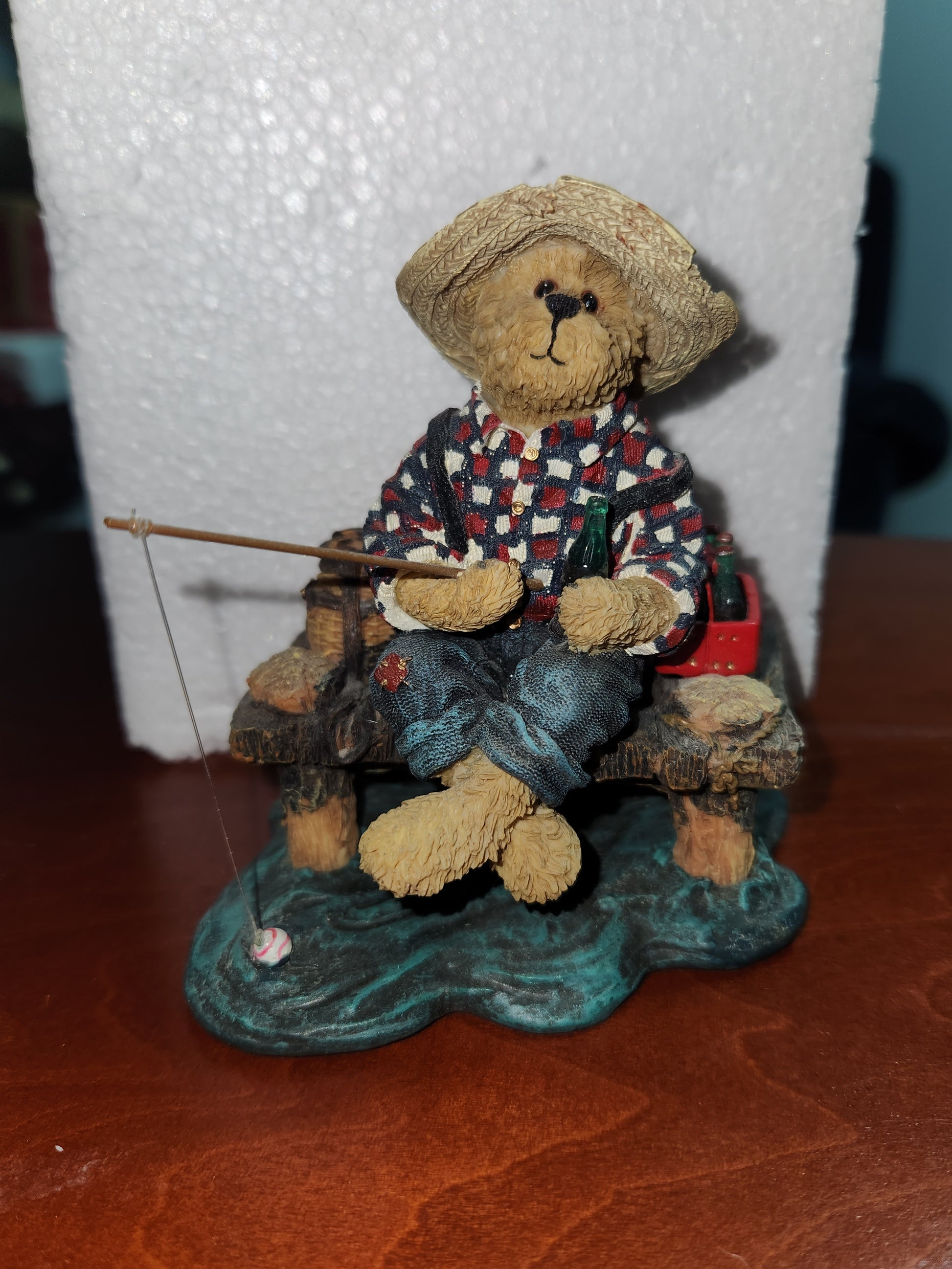 Boyds Bear Coca-Cola Jimmie .... favorite Pastimes figurine Exclusive to Cracker Barrel Cc231b